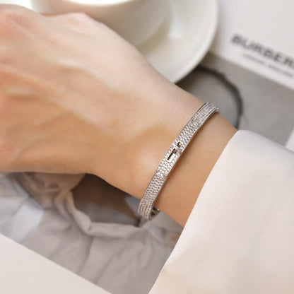 [Gaonasi]KELLY BRACELET DIAMOND PAVED