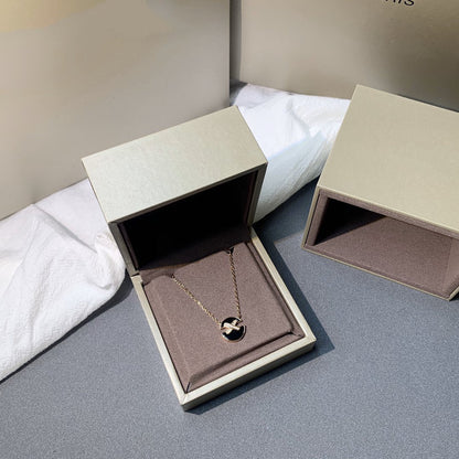 [Gaonasi]JEUX DE PINK GOLD DIAMOND NECKLACE