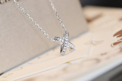[Gaonasi]JEUX DE DIAMOND NECKLACE