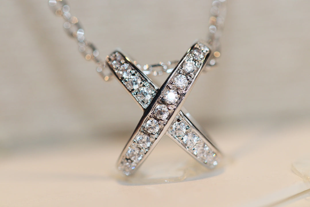 [Gaonasi]JEUX DE DIAMOND NECKLACE