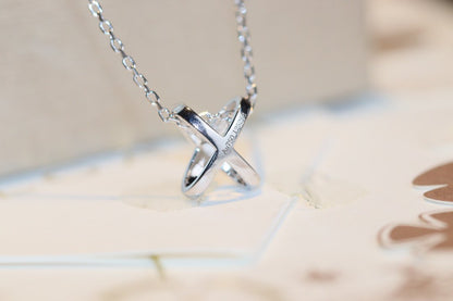 [Gaonasi]JEUX DE DIAMOND NECKLACE