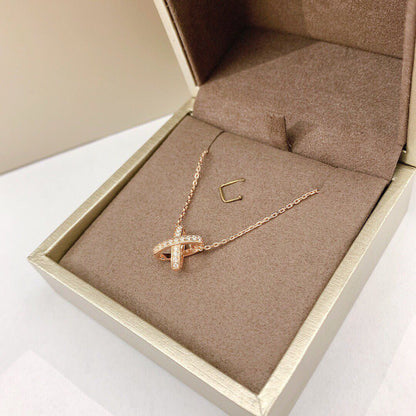 [Gaonasi]JEUX DE DIAMOND NECKLACE