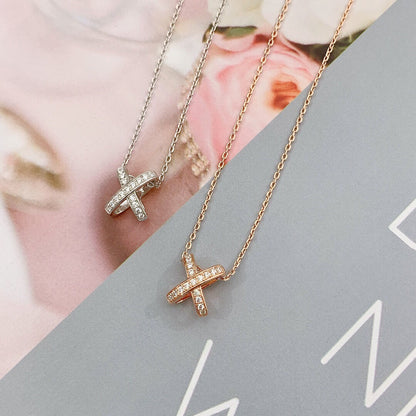 [Gaonasi]JEUX DE DIAMOND NECKLACE