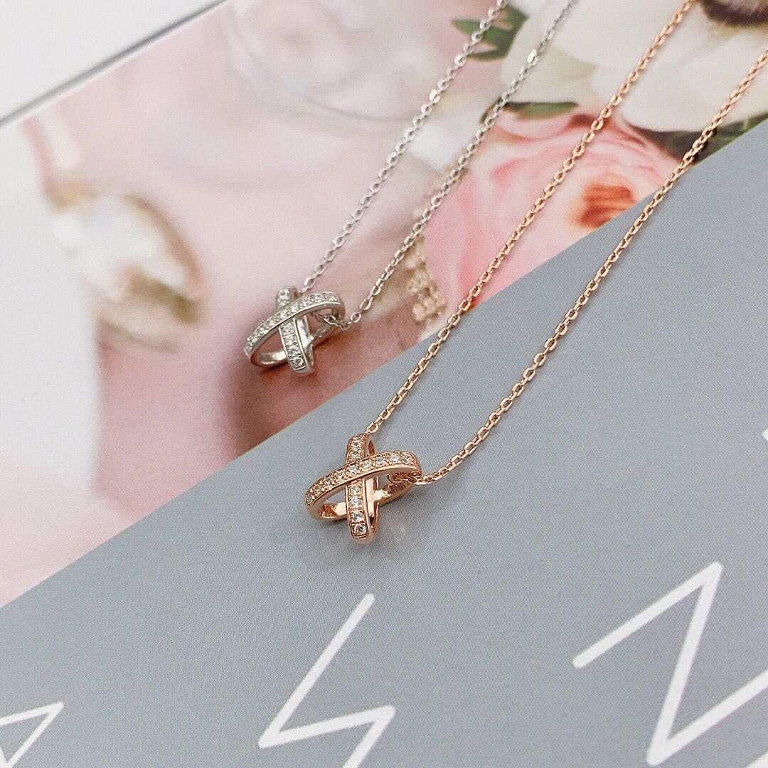 [Gaonasi]JEUX DE DIAMOND NECKLACE