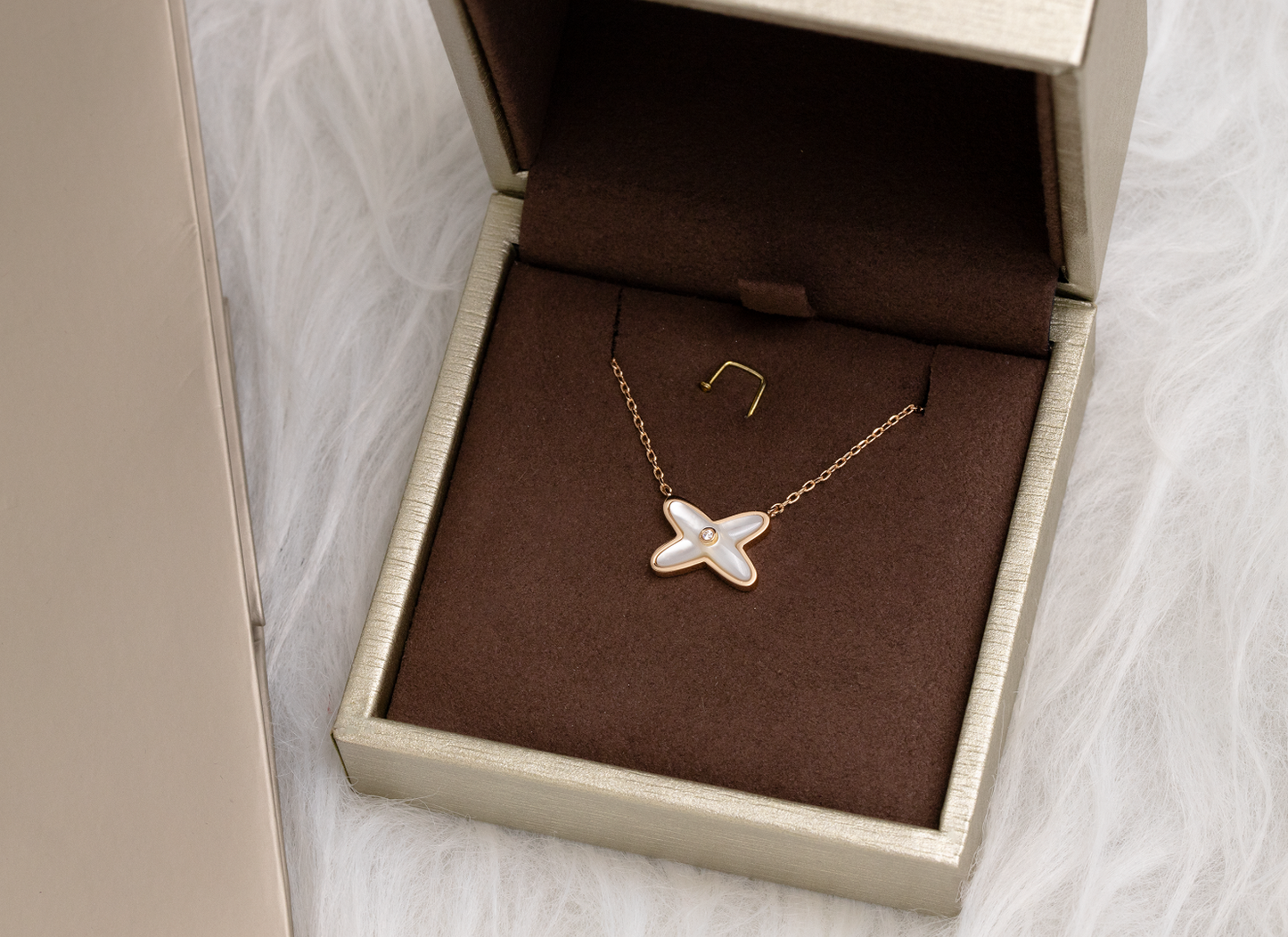 [Gaonasi]JEUX DE NECKLACE 1 DIAMOND