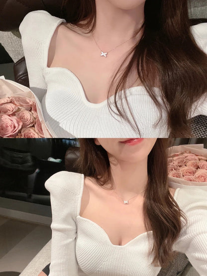 [Gaonasi]JEUX DE NECKLACE 1 DIAMOND