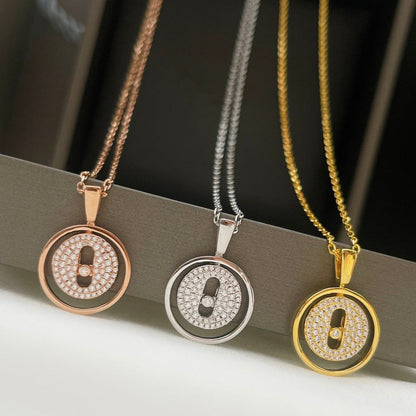 [Cadisa]LUCKY MOVER PM PAVED NECKLACE