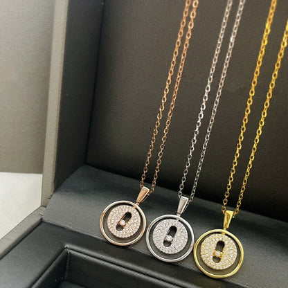 [Cadisa]LUCKY MOVER PM PAVED NECKLACE