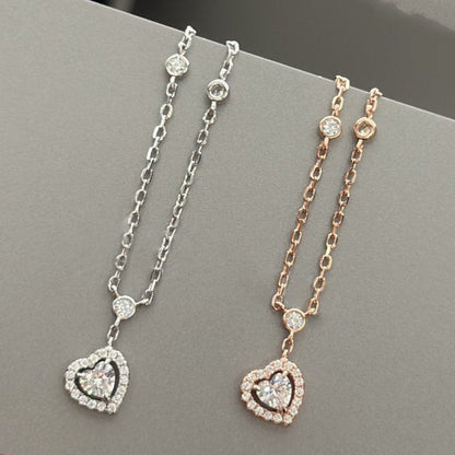 [Cadisa]JOY HEART DIAMOND NECKLACE