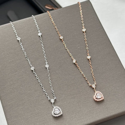 [Cadisa]JOY HEART DIAMOND NECKLACE