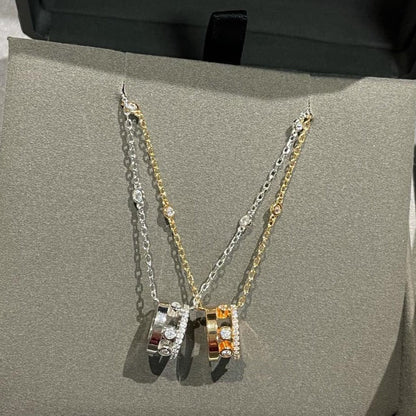 [Cadisa]CHAIN MOVE ROMANE PEDAND NECKLACE