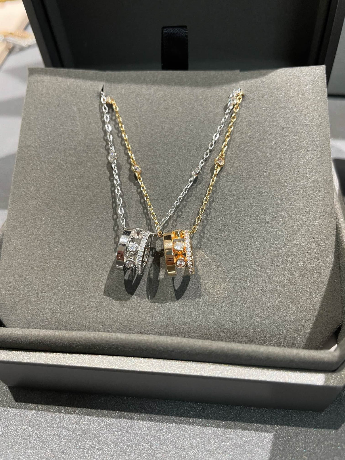 [Cadisa]CHAIN MOVE ROMANE PEDAND NECKLACE