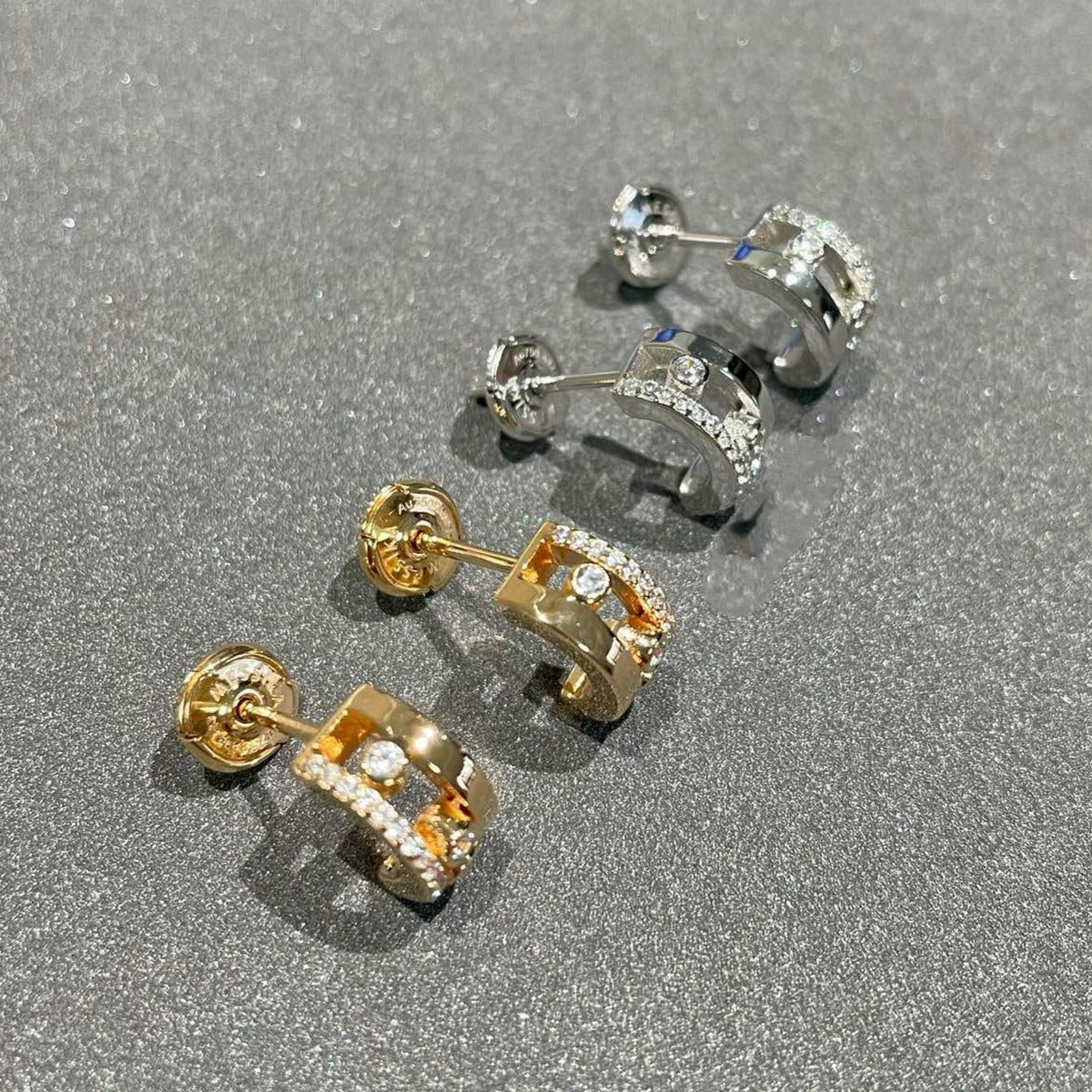 [Cadisa]MOVE ROMANE EARRINGS DIAMOND
