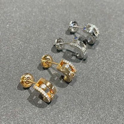 [Cadisa]MOVE ROMANE EARRINGS DIAMOND