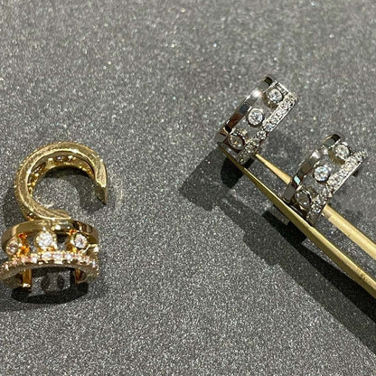 [Cadisa]MOVE ROMANE EARRINGS DIAMOND