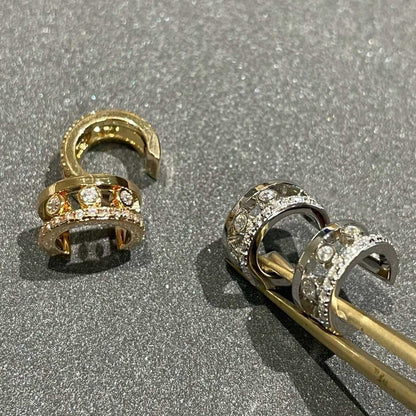 [Cadisa]MOVE ROMANE EARRINGS DIAMOND