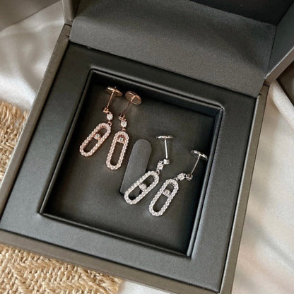 [Cadisa]DORMEUSES MOVE UNO DIAMOND EARRINGS