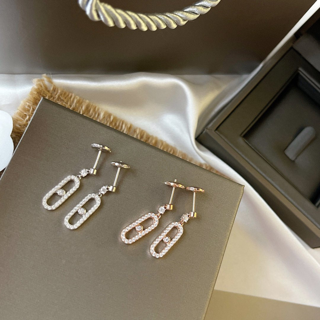 [Cadisa]DORMEUSES MOVE UNO DIAMOND EARRINGS