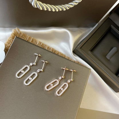 [Cadisa]DORMEUSES MOVE UNO DIAMOND EARRINGS