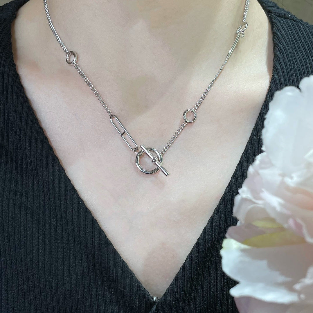 [Gaonasi]HM STERLING CHAINE D'ANCRE HEART