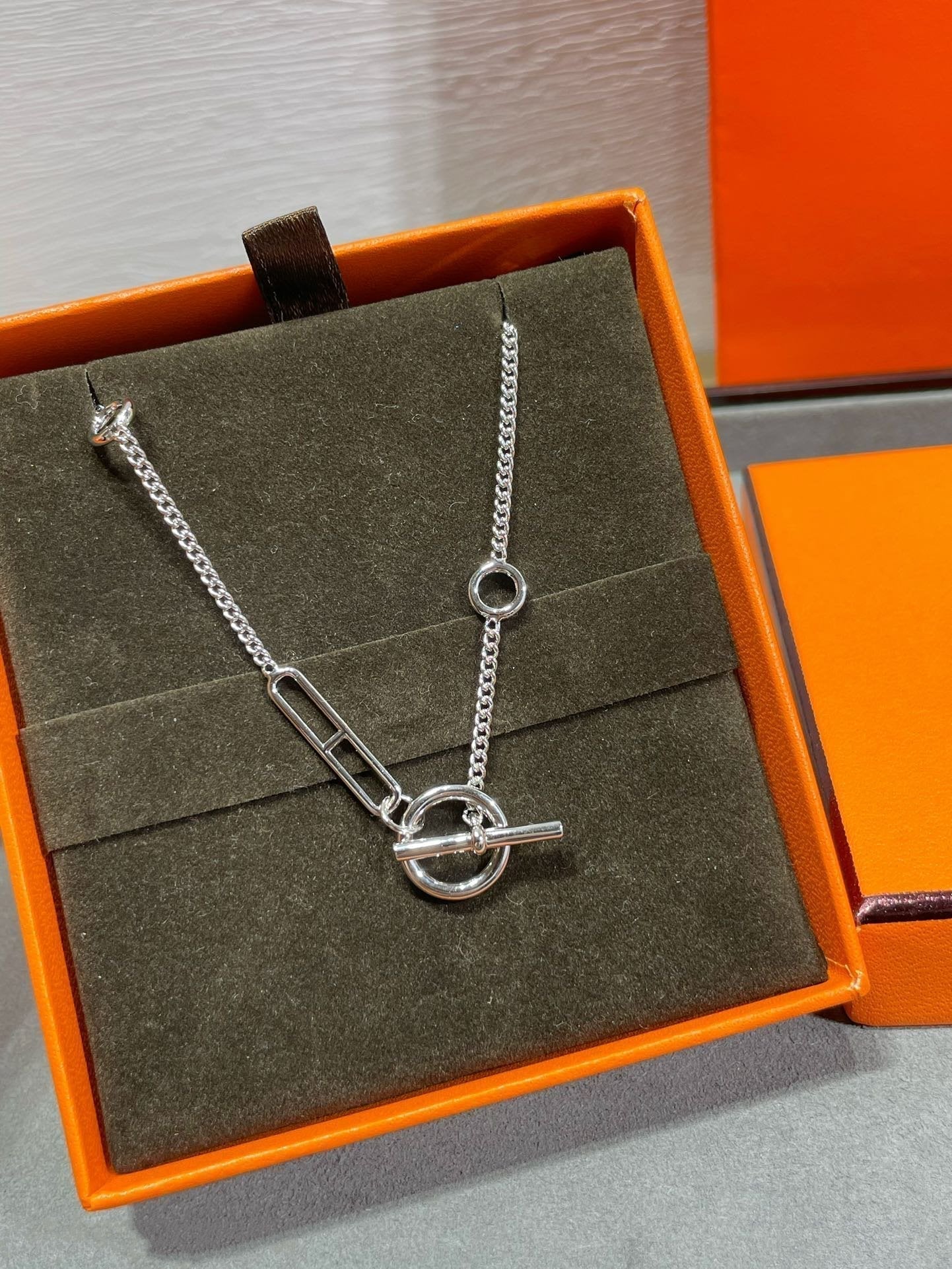 [Gaonasi]HM STERLING CHAINE D'ANCRE HEART