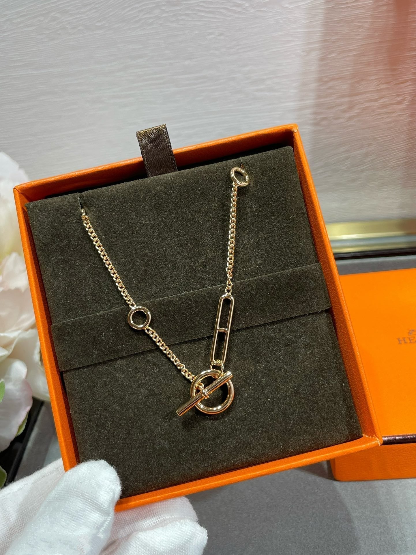 [Gaonasi]HM STERLING CHAINE D'ANCRE HEART