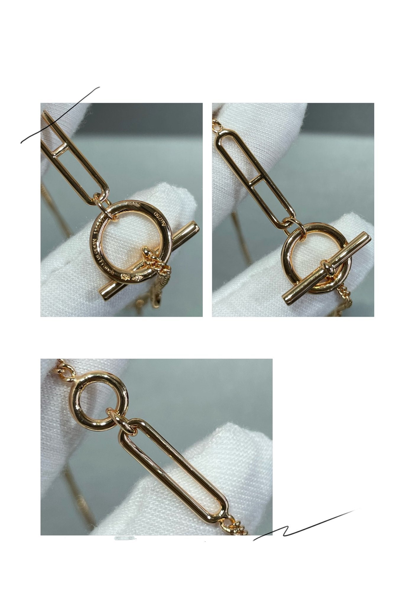 [Gaonasi]HM STERLING CHAINE D'ANCRE HEART