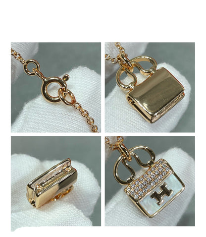 [Gaonasi]H CIRCE MOISSANITE PENDANT NECKLACE GOLD