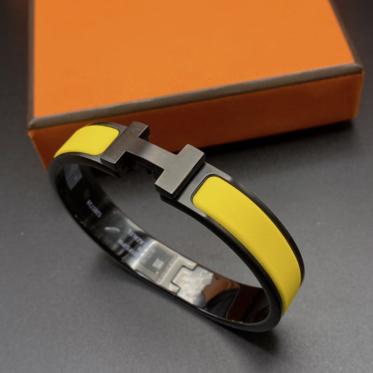 [Gaonasi]CLIC HM SO BLACK YELLOW BRACELET