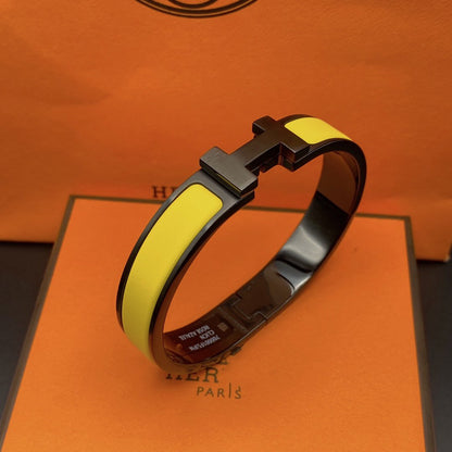 [Gaonasi]CLIC HM SO BLACK YELLOW BRACELET