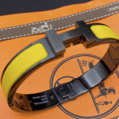 [Gaonasi]CLIC HM SO BLACK YELLOW BRACELET