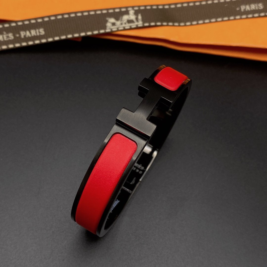 [Gaonasi]CLIC HM SO BLACK RED BRACELET