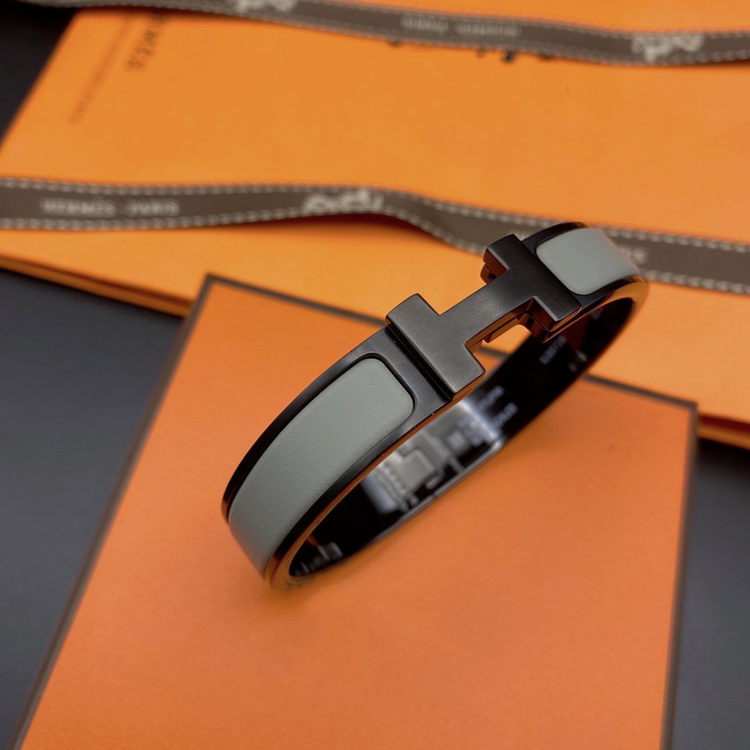 [Gaonasi]CLIC HM SO BLACK GREY BRACELET
