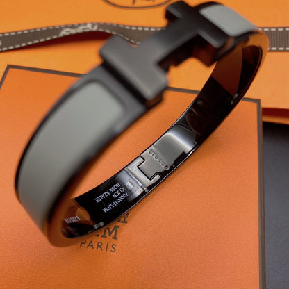 [Gaonasi]CLIC HM SO BLACK GREY BRACELET