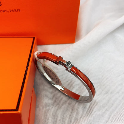 [Gaonasi]CLASSIC HM CLIC RED 8MM ENAMEL BRACELET