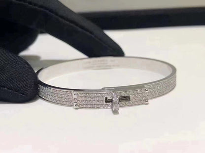 [Gaonasi]HM KELLY BRACELET IN SILVER AND FULL PAVE DIAMOND