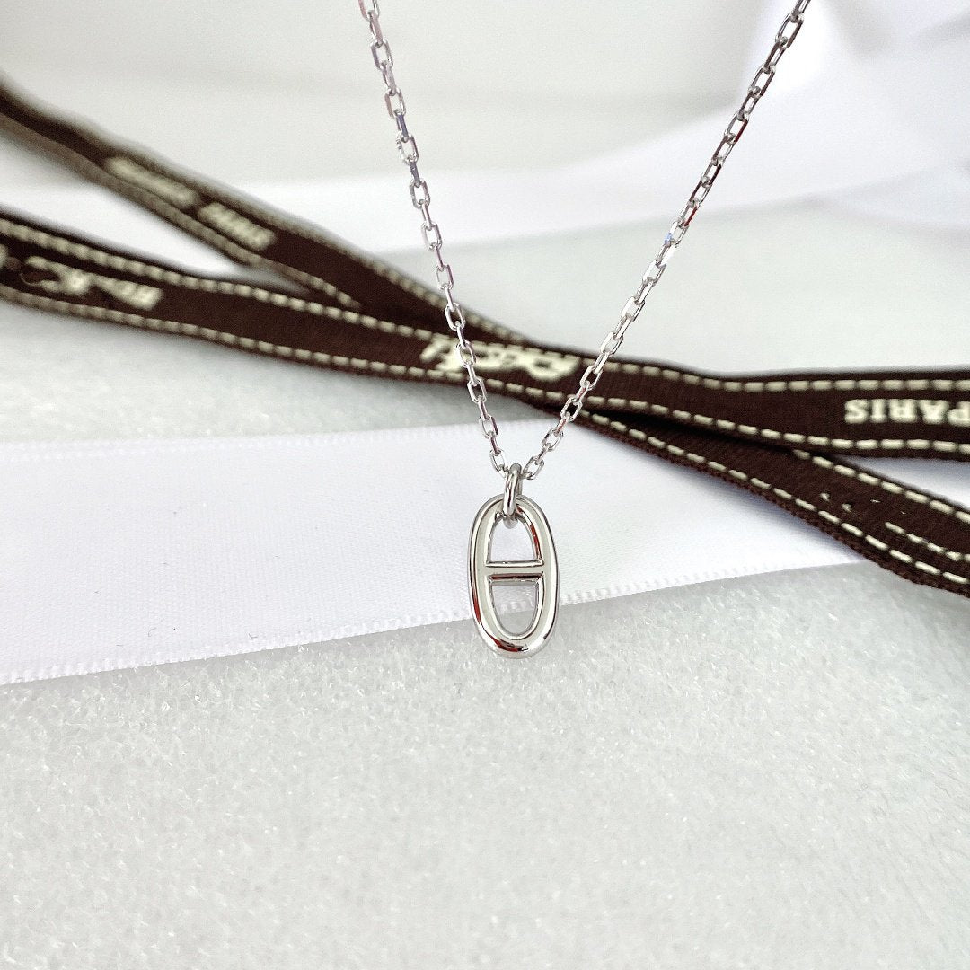 [Gaonasi]HM PIG NOSE NECKLACE