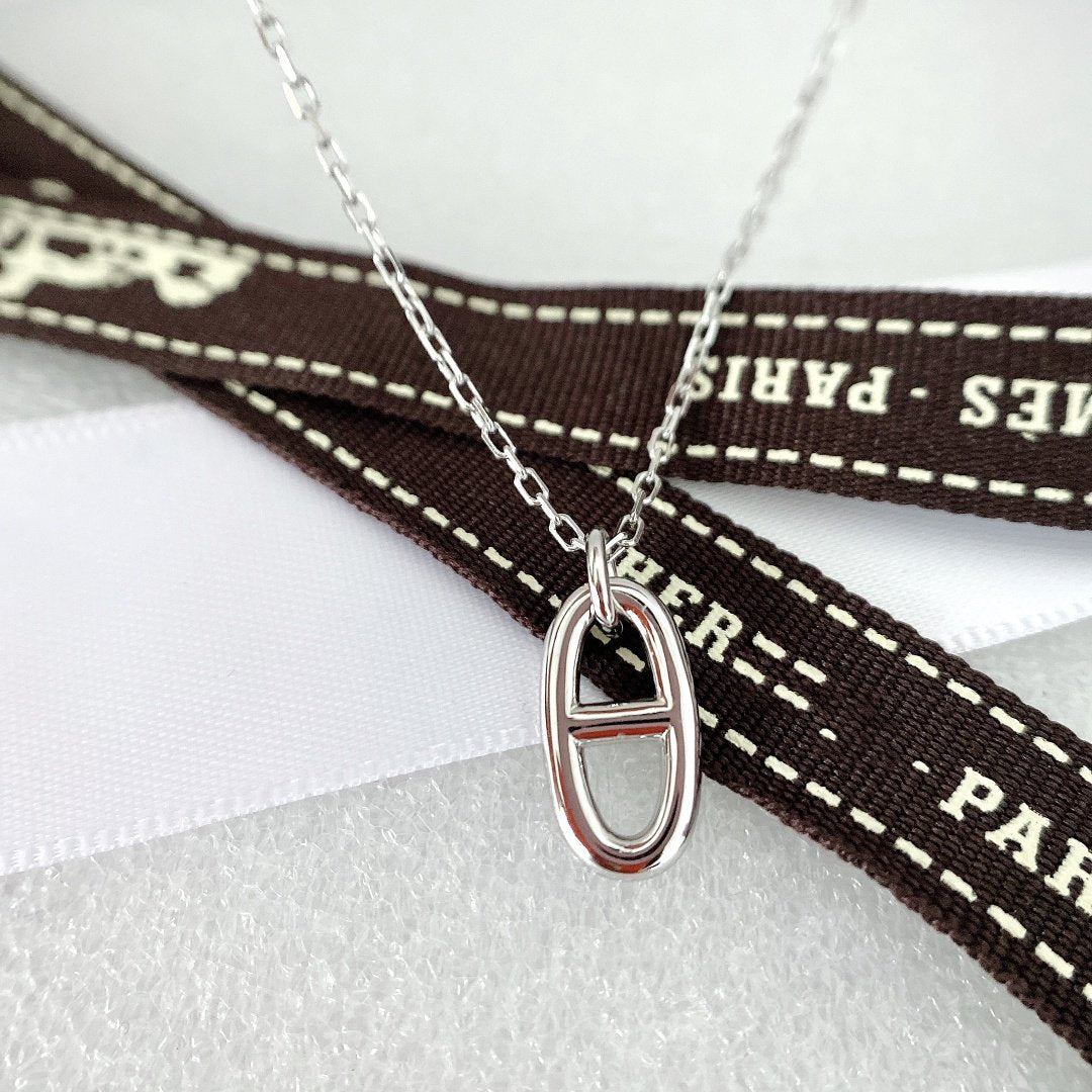 [Gaonasi]HM PIG NOSE NECKLACE