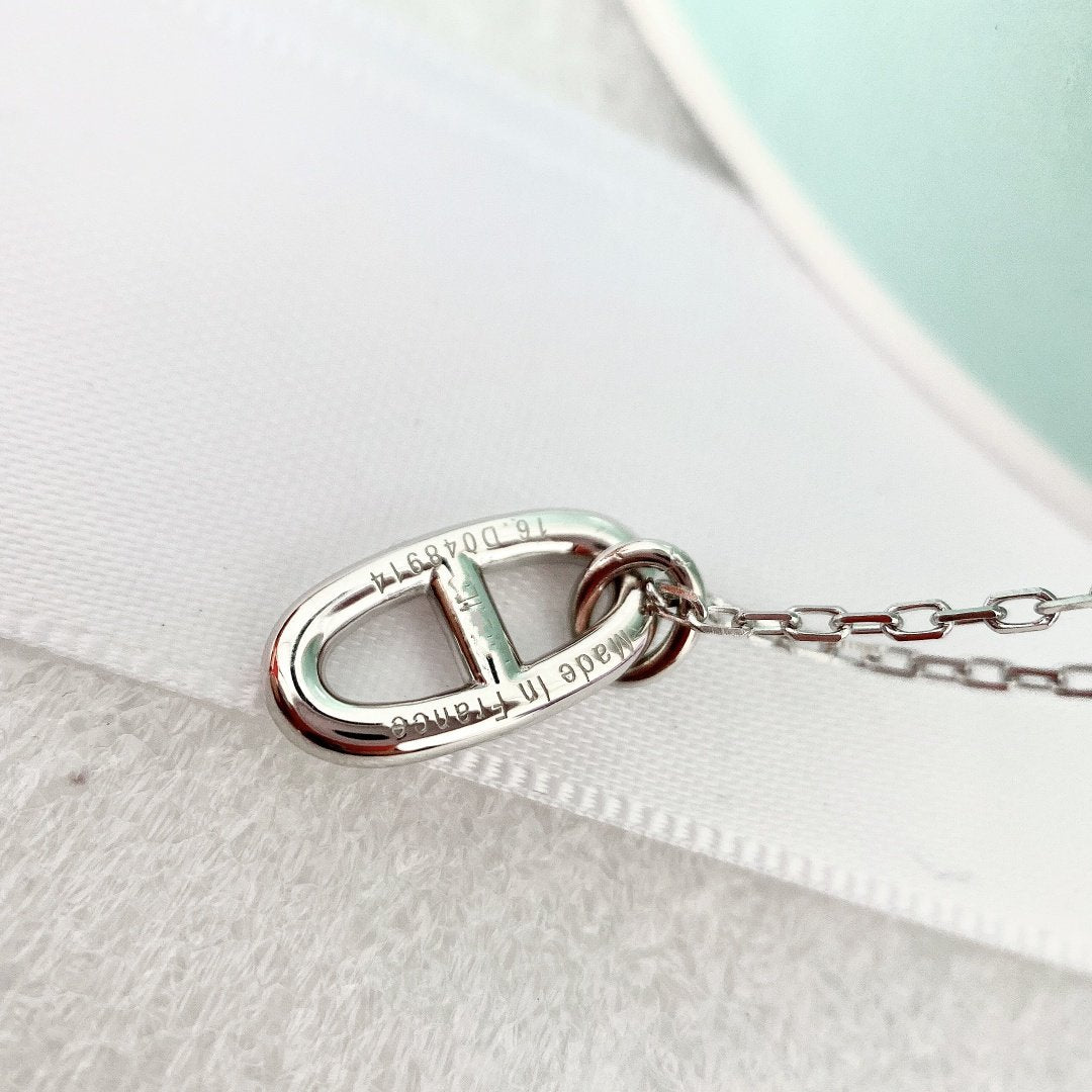 [Gaonasi]HM PIG NOSE NECKLACE