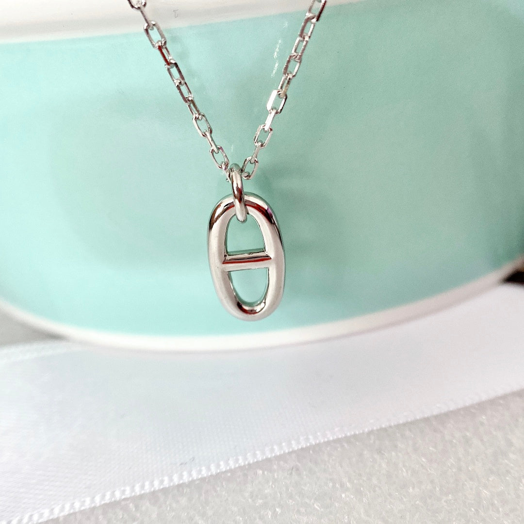 [Gaonasi]HM PIG NOSE NECKLACE