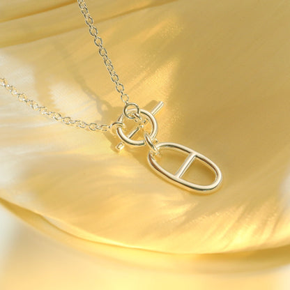 [Gaonasi]HM CHAINE D'ANCRE PENDANT NECKLACE STERLING SILVER