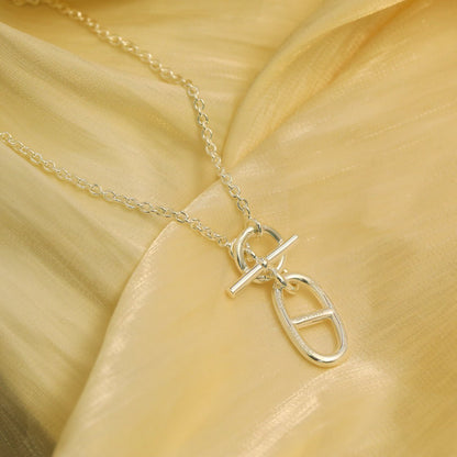 [Gaonasi]HM CHAINE D'ANCRE PENDANT NECKLACE STERLING SILVER