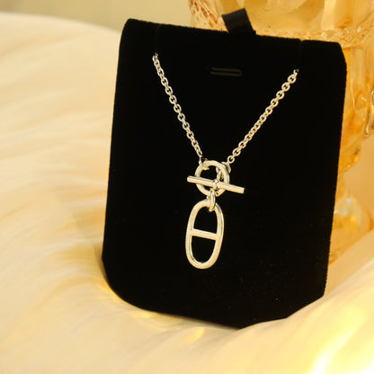 [Gaonasi]HM CHAINE D'ANCRE PENDANT NECKLACE STERLING SILVER