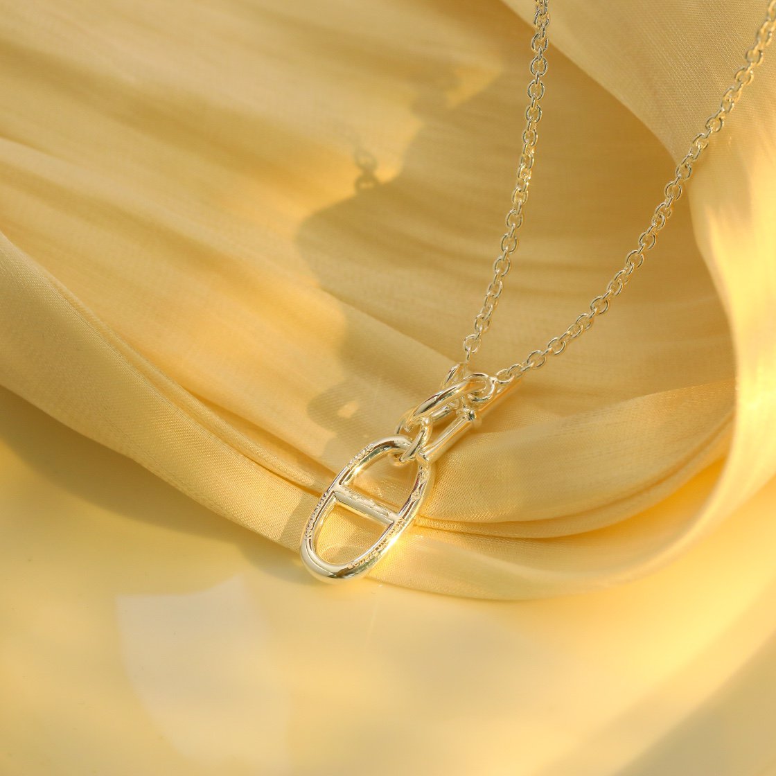 [Gaonasi]HM CHAINE D'ANCRE PENDANT NECKLACE STERLING SILVER