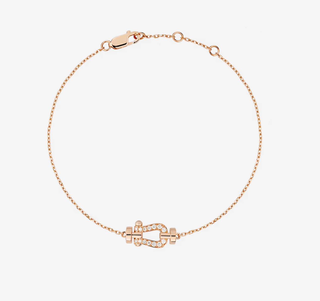[Gaonasi]FORCE 10 FULL DIAMOND BUCKLE CHAIN LINK MINI MODEL