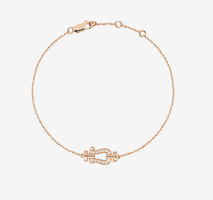 [Gaonasi]FORCE 10 FULL DIAMOND BUCKLE CHAIN LINK MINI MODEL