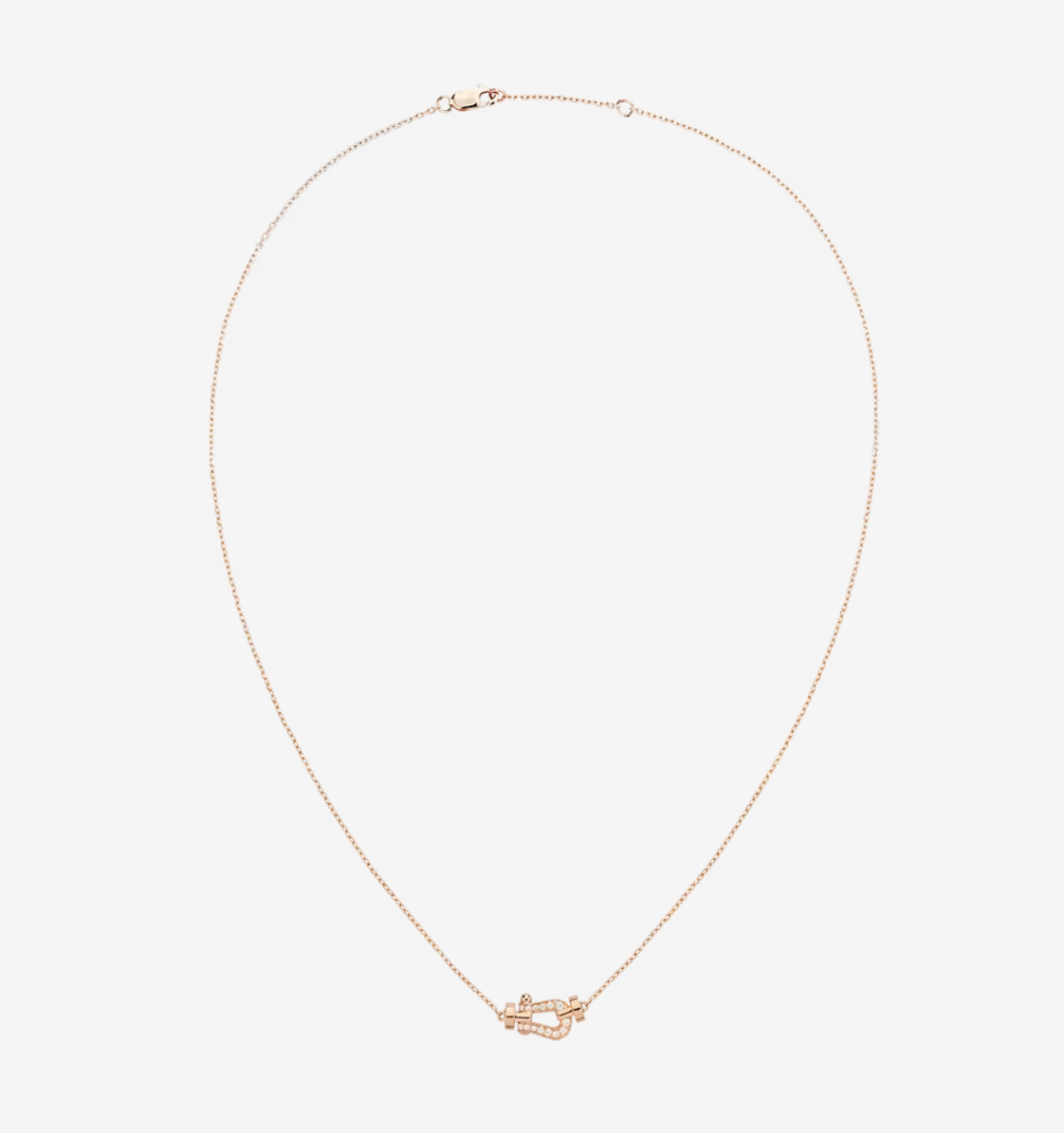 [Gaonasi]FORCE 10 DIAMOND PINK GOLD NECKLACE MINI MODEL
