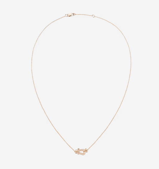 [Gaonasi]FORCE 10 DIAMOND PINK GOLD NECKLACE MINI MODEL