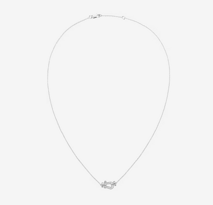 [Gaonasi]FORCE 10 DIAMOND SILVER NECKLACE MINI MODEL