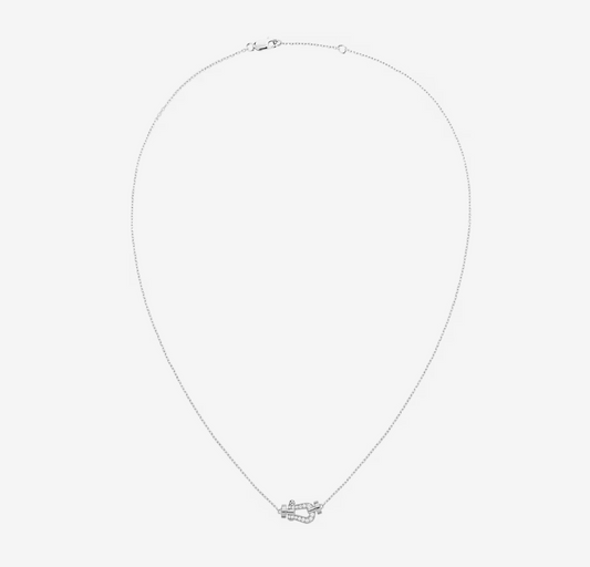 [Gaonasi]FORCE 10 DIAMOND SILVER NECKLACE MINI MODEL